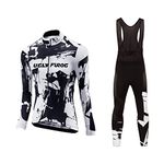 UGLY FROG Woman Cycling Jersey Set Long Sleeve Top Padded Bib tights Pants Combo set Cycling Suit Clothing Winter Thermal