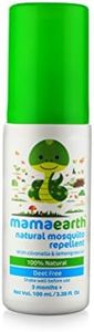 Mamaearth Natural Insect Repellent for Babies (100 ml, 0-5 Yrs), Pack of 1