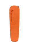 Sea to Summit - UltraLight Self Inflating Sleeping Mat Regular - Simple & Sturdy - Delta Core-V Technology - Pillow Lock System - 2.5 Season - For Ultralight Backpacking - Orange - 550g