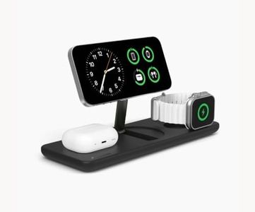 Nimble Podium 3-in-1 Wireless Charging Station, 25W Charging, Qi-Enabled