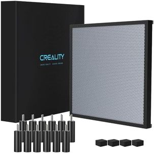 Creality Honeycomb Laser Bed, Honeycomb Platform with 12Pcs Extra Risers and Aluminum Panel for Laser Engraver and Cutter Machine, 12.6" * 12.6"