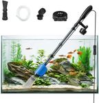 lives Electric Aquarium Vacuum Gravel Cleaner, 32W 6 in 1 Multifunction Automatic Fish Tank Gravel Cleaner Vacuum for Wash Sand & Water Changer