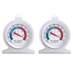 Dual Thermometer For Refrigerator