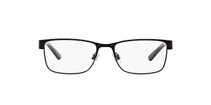 Polo Ralph Lauren Men's PH1157 Prescription Eyewear Frames, Matte Black/Demo Lens, 57 mm