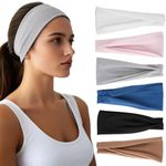 Headbands for Women - 6 Pack Wide E