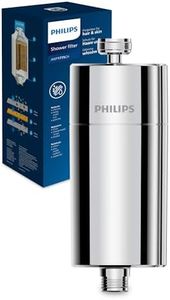 Philips Water - In-Line Shower Filter, Reduces Chlorine by up to 99%, Easy to Instal, Fits all standard hoses and taps (Packaging may vary)