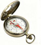 aiGear Retro Pocket Compass, Copper Alloy Compact Portable Waterproof Design for Hiking, Climbing, Camping, Collection and Gift