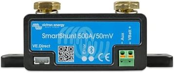 Victron Energy 500A/50mV - SmartShunt Bluetooth Battery Monitor, Blue