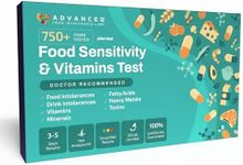 AFIL | Food, Drinks & Vitamin Sensitivity Testing Kit for Adults & Kids | 750+ Items, Gluten, Dairy, Vitamin D | 30 Minute Consultation Included | Fast Results