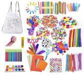 22 in 1 Art & Craft Hobby Materials Activity Combo With DIY Sack Bag/DIY Crafting Set/Kit for Girls and Boys with Crafts Supplies for Kids DIY for All Ages 8-10 , Age 9-12 , Age 12-16 Old