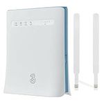 3 Network ZTE MF286D CAT 12 600mbps 4G+/LTE Home/Office Router (White). 2 x RJ11 Tel Ports. 2 x External Antennas. Works with any 3 or Smarty Network Sim Card. 2.4/5GHz Wi-Fi + Bridge Mode (Renewed)