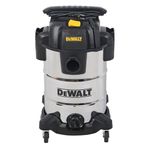 DEWALT Wet Dry Vacuum Cleaner 30L DXV30SA 1050W 15Kpa Stainless Steel 230V/50Hz UK Standard
