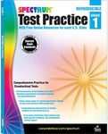 Spectrum Grade 1 Test Practice Workbooks, Ages 6 to 7, 1st Grade Test Practice Workbook, Math, Language Arts, Reading Comprehension, Vocabulary, and Writing, Standardized Test Practice - 160 Pages