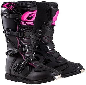 O'Neal 0325-709 Womens New Logo Rider Boot (Black/Pink, Size 9)