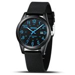 LN LENQIN Mens Watches Ladies Watches Analog Quartz Watch for Men Women 30M Waterproof Watch Fashion Casual Men's Wrist Watches with Date Silicone Band Unisex Watch