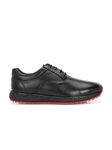 PRO ASE Golf Shoe | Light Weight | Waterproof | Black/Brown | Golf Shoe with Button Type LACE UP