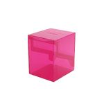 GameGenic Deck Box: Bastion XL Pink (100ct) – Durable and Sturdy TCG, OCG Card Storage – Compatible with Pokemon Yugioh Commander and MTG Magic: The Gathering Cards