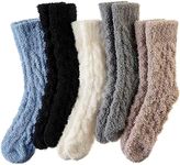 Eyean Womens Fuzzy Socks Soft Warm 