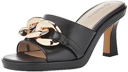 The Drop Women's Zena Buckle Mule Sandal, Black, 5.5