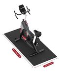 HAPBEAR Exercise Equipment Mat-60" x 30"× 1/4" (152 x 76cm×6mm), Treadmill Mat, Exercise Bike Mat, Heavy-Duty Floor Protector, Non-slip, Noise Reduction, Waterproof.