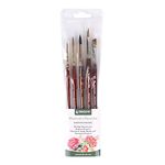 Princeton Artist Brush, Floral Watercolor Set 5 Brushes, 5 Pinceles