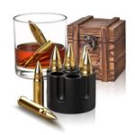 Gifts for Men Dad Husband, Whiskey Stones, Unique Anniversary Birthday Gift Ideas for Him Boyfriend, Man Cave Stuff Cool Gadgets Retirement Bourbon Presents for Uncle Grandpa