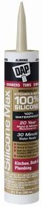 Silicone Max Kitchen and Bath Silicone Sealant, Almond, 10.1-oz.