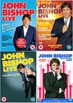 John Bishop Live 1-4 Complete Stand Up Comedy DVD Collection : John Bishop Supersonic Live at the Royal Albert Hall / John Bishop Live - Rollercoaster Tour 2012 / John Bishop Live - Sunshine Tour 2011 / John Bishop Live 2010 + Extras: A Joke Too Far / Outtakes / Fan Twitter Q & A