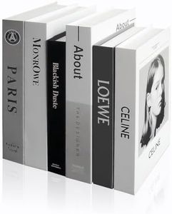 EFH 6 Pcs Decor Books for House Faux Book Fashion Modern Fake Book for Decoration Decorative Book for Home Decor Aesthetic Living Room Decor Entryway Coffee Table Book Shelf Decor (No.3 Set)