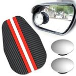 Eyebrow Rain Cover Blind Spot Mirrors Car Side Wing Mirror Rain Protector Cover Cap Adjustable HD Glass Convex Mirror Maximize RearView for Car SUV Trucks