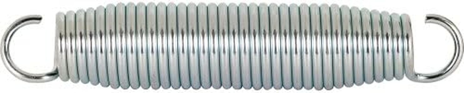 Prime-Line SP 9625 Extension Spring, Spring Steel Construction, Nickel-Plated Finish, 0.120 GA x 1-1/16 In. x 5-1/2 In., Single Loop Open (Single Pack)