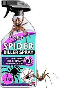 Aviro Spider Repellent - Fast Acting Spider Killer Spray. Professional Grade Insect Spray For Immediate Control Against Spiders & Crawling Insects. Indoor & Outdoor Spider Spray Large 1 Litre Bottle