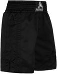 Anthem Athletics Classic Boxing Shorts - Machine Washable Boxing Trunks for Men & Women - Black - Large