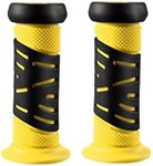 Perfeclan Kids Bike Handle Grips Bike Grips Soft Anti Slip Handle Bar Grip Bicycle Handlebar Grips for Child Tricycle Balance Bikes, Yellow