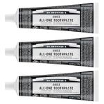 Dr. Bronner’s - All-One Toothpaste (Anise, 140g, 3-Pack) - 70% Organic Ingredients, Natural and Effective, Fluoride-Free, SLS-Free, Helps Freshen Breath, Reduce Plaque, Whiten Teeth, Vegan