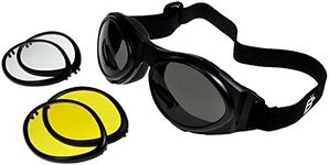 Birdz Owl Interchangeable Sports Goggles 3 Lens Kit Black ML