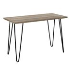 Ameriwood Owen Retro Computer Desk, laminated particleboard, Rustic Oak, 101.6 x 49.53 x 67.94 cm