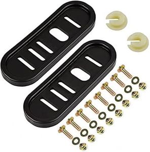 Mowtiler 490-241-0010 Snowblower Skid Shoes for Universal Snow Thrower with Shear Pins Carriage Bolts