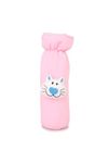 PRUEDDLE KIDS Soft Plush Stretchable Baby Feeding Bottle Cover for Baby Upto 250ml | Baby Bottle Feeding Cover Tote Bag Carrier Bag, Size-20x8x8cm(Pink, Single)