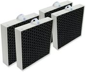 PUREBURG Replacement Filter Compatible with BLUEAIR 5210i 5240i DustMagnet Air Purifiers 5200 Series,2-Pack (4 Filters) H13 HEPA 3-Stage Filtration Activated Carbon 2-IN-1