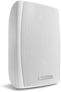 Cambridge Audio ES20 - Pair of Wired Outdoor Speakers Designed to Withstand Extreme Temperature and Humidity Differences - Including Wall Brackets with Cable Routing - White