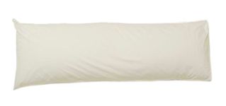 Bolster Pillow Case cream (4' 6 bed) 54"/137cm (Double, Cream)