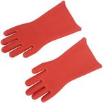 Ejoyous Electrical Insulated Gloves, Class 00 12KV High Voltage Rubber Insulation Work Gloves Insulating Linemen Safety Glove for Electrician Repair Power Industry