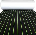 KXKZREN Boat Flooring EVA Foam Decking Sheet Faux Teak Marine Mat Marine Carpet Cooler Tops Non-Slip Self-Adhesive Flooring for Motorboat RV Yacht Kayak Swim Platform 94" x 47"/44"/35"/23"/16"