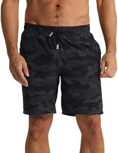 MUNICIPAL Men's Sport Utility Shorts, Night Camo, Medium