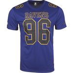 Majestic Athletic NFL Baltimore Ravens Poly Mesh Tee (Large)