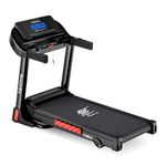 Lifelong FitPro Motorized Treadmill for Home (4HP Peak) | 3-Level Manual Incline | Rubberies Shock Absorption | Foldable Hydraulic | 12 Preset Workouts | 14km/hr | 100Kg | Bluetooth (LLTM033)