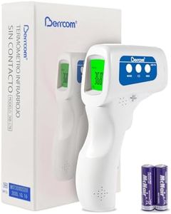 Berrcom Termómetro Digital Termómetro Frente Infrarrojo sin Contacto Termómetro Bebés, Médico Termometros pantalla Retroiluminada de ℃ y ℉ Conmutable, Tres Colores, Temperatura de Lectura Instantánea