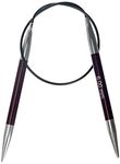 Knit Pro KP47073 Zing: Fixed Circular Knitting Pins: 6.00mm - 40cm Purple