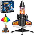 ORSEN Rocket Launcher 200ft Auto-Launch Toy with Parachute LED,Dinosaur